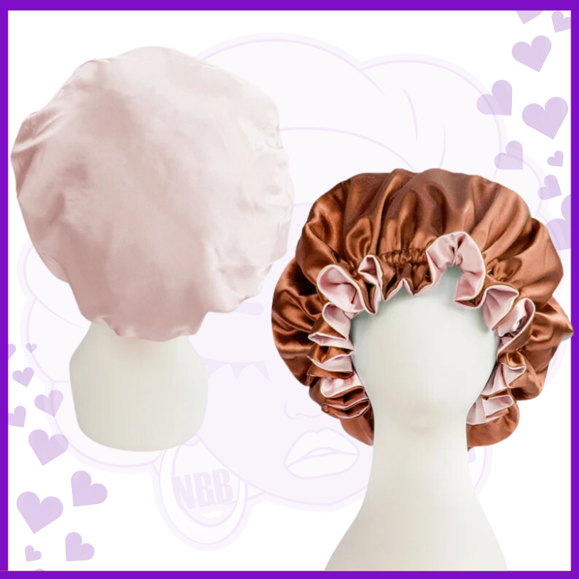 Ruffle Satin Bonnets