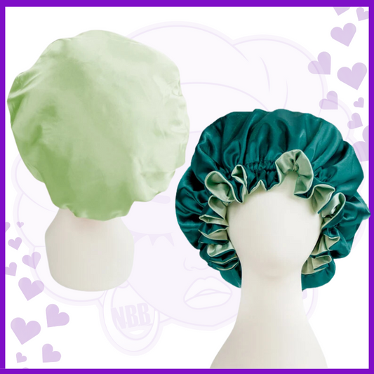 Ruffle Satin Bonnets