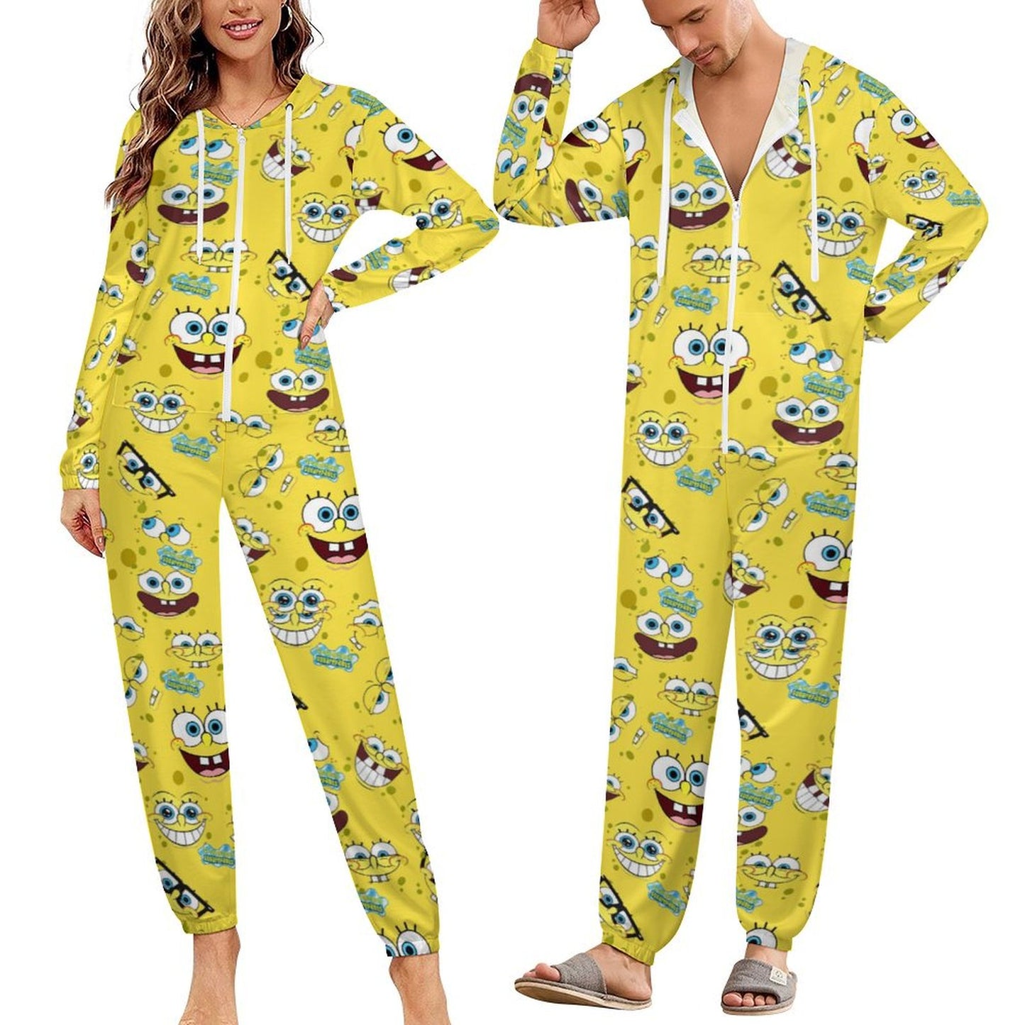 One piece Hooded pajamas